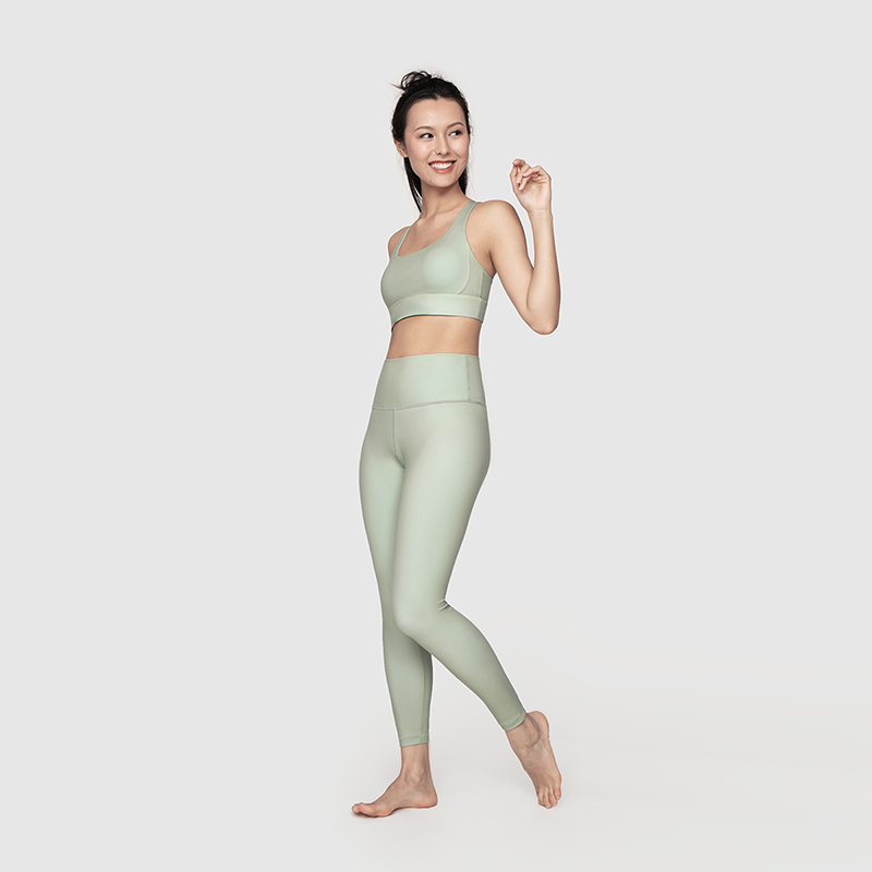 sugarmat nude women's yoga clothing tight-fitting sports fitness suit hip-lifting cool skin-friendly spring and summer nine-point pants