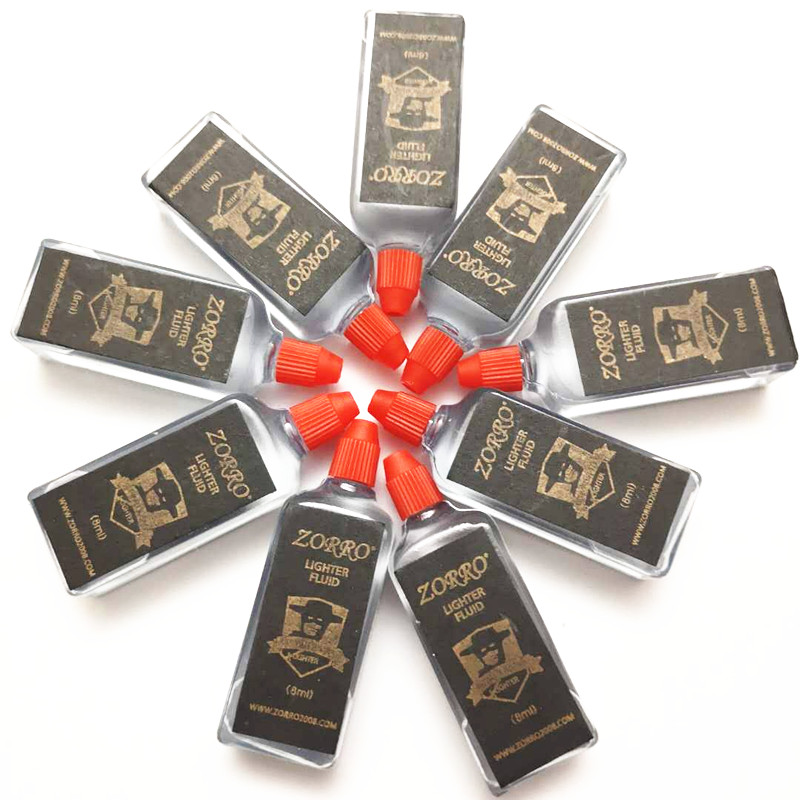 Dầu hỏa Zorro nhẹ hơn dầu hỏa Độ tinh khiết cao Hương vị nhỏ 8ML Dầu lửa - Bật lửa bật lửa dupont của pháp