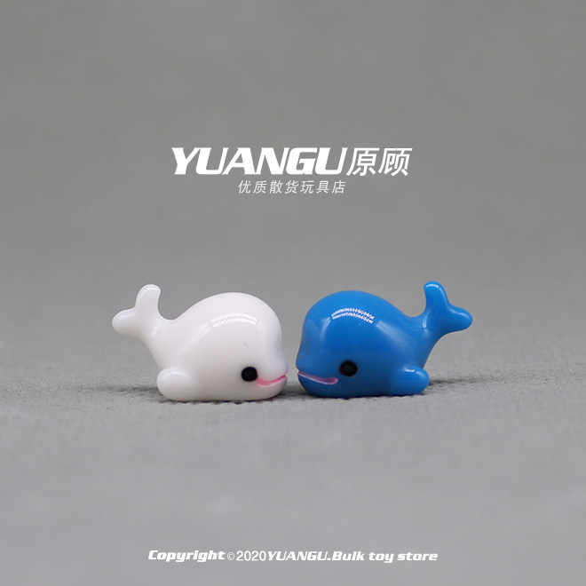 Simulation food play miniature mini dolphin ornaments ob11 doll house scene accessories soldier model model props