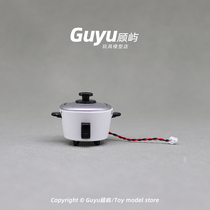 Miniature food play scene model doll house accessories mini rice cooker hand-held props ob11 play house toys