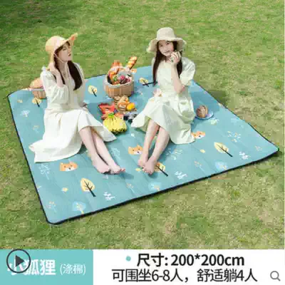 Outdoor moisture-proof cushion thickened outdoor tent floor mat outing spring outing picnic portable waterproof thick folding mat