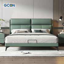 Zhiguang Technology Clothing Bed Light Luxury Modern Double Bedroom Double Bed Near Tatami Married Bed 1 8