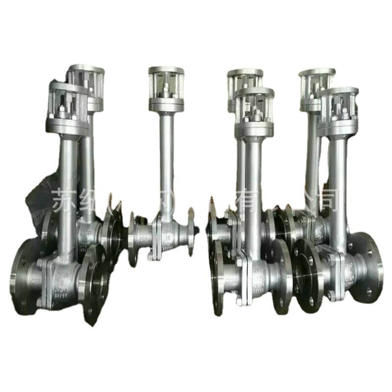 Stainless steel low temperature ball valve DQ41F-40P_304_316L low temperature flange ball valve
