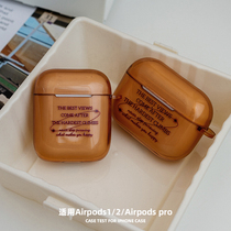 Looking for happy ins original transparent applicable AirPods pro headphone case 3 generation 1 2 through Bluetooth soft case Korean