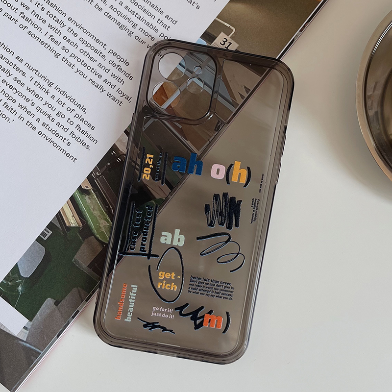 casetest applies iphone12 mobile phone protection shell xs European and American ins Apple 11prmax Transparent xr Korea 8p