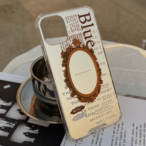 Original mirror for Apple 11promax phone case iPhone12mini French retro xs Europe and America