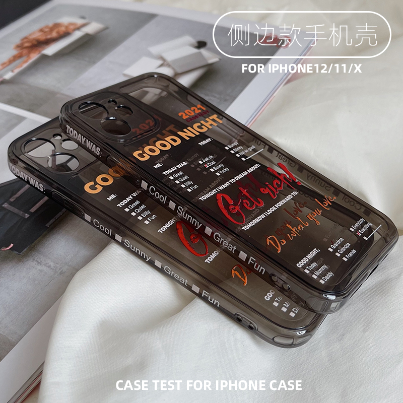 casetest Good dream applicable iPhone11promax mobile phone protection shell transparent xr apple 12 xs European and American 8plus