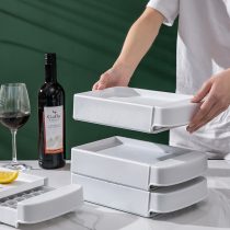 Ice grid mold large-capacity Ice Box commercial with lid sealed quick freezer household food supplement refrigerator ice storage box