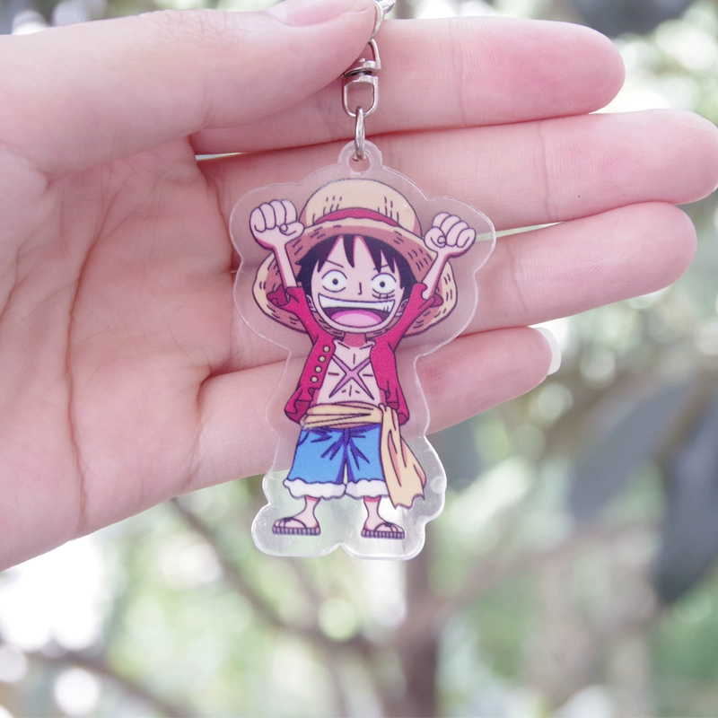 One Piece Navigation King Anime Ngoại vi Quà tặng dễ thương Mặt dây chuyền nhỏ Keychain Luffy Escho Basolo Xung quanh - Carton / Hoạt hình liên quan