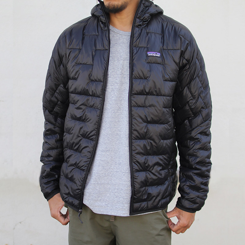 The new Bata Patagonia Micro Puff male outdoor wind and rain super light breathable cotton suit 84030