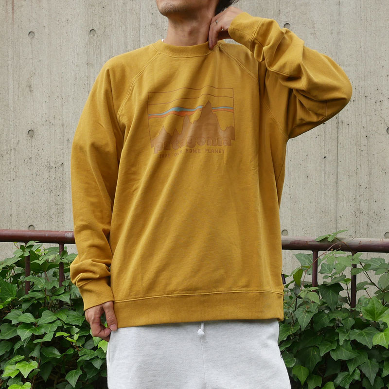 Patagonia P-6 men's outdoor casual organic cotton plus suede blend covered headshirts T-shirt Chauffen 39650