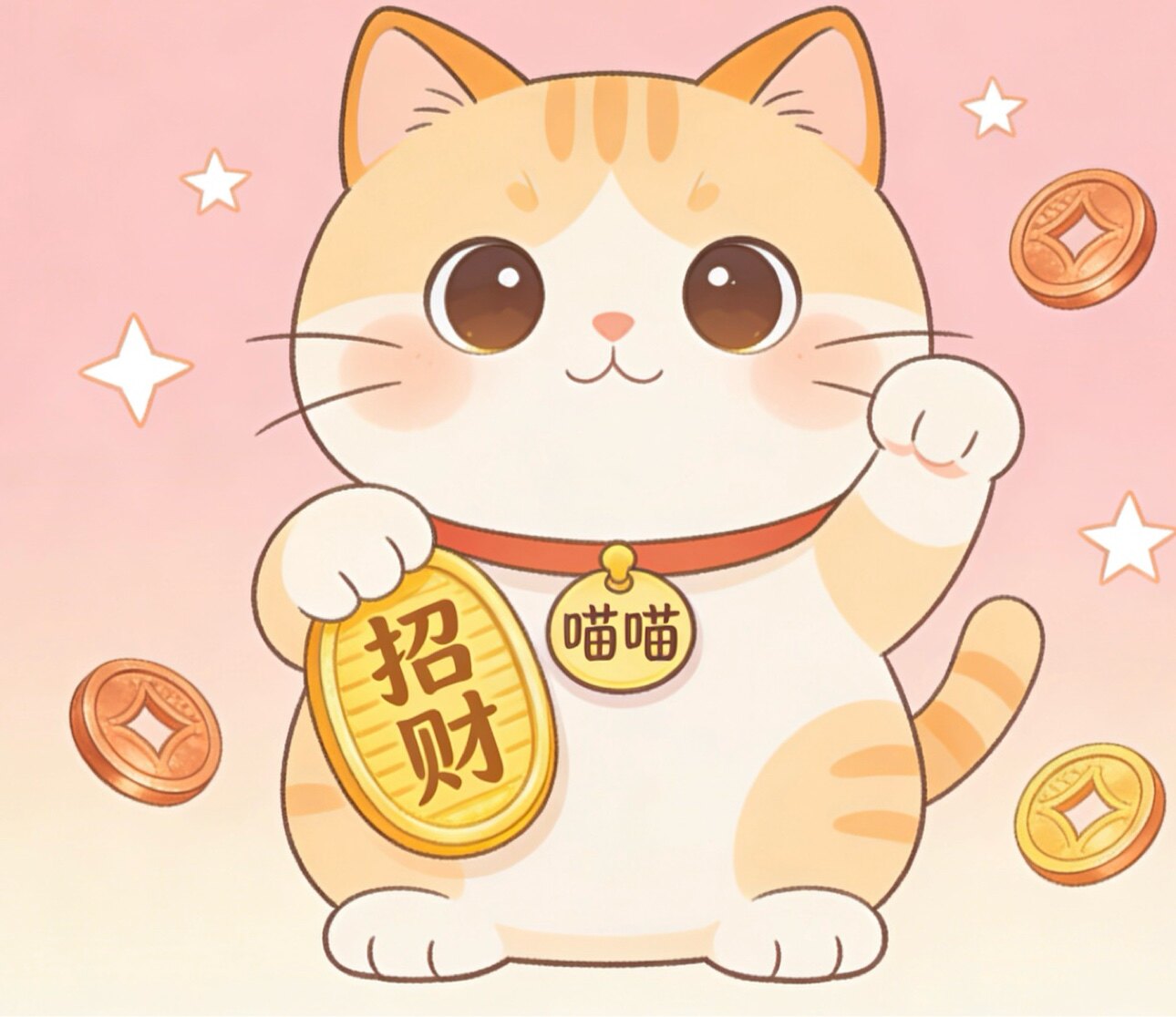 招财喵喵的正版周边