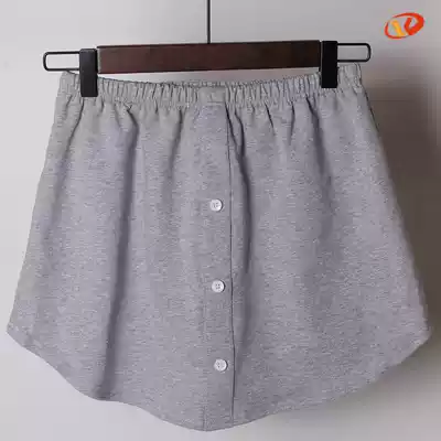 Fart curtain inside with pants top Hong Kong flavor cover hip fake hem big size mate fart curtain exquisite 2020 Autumn