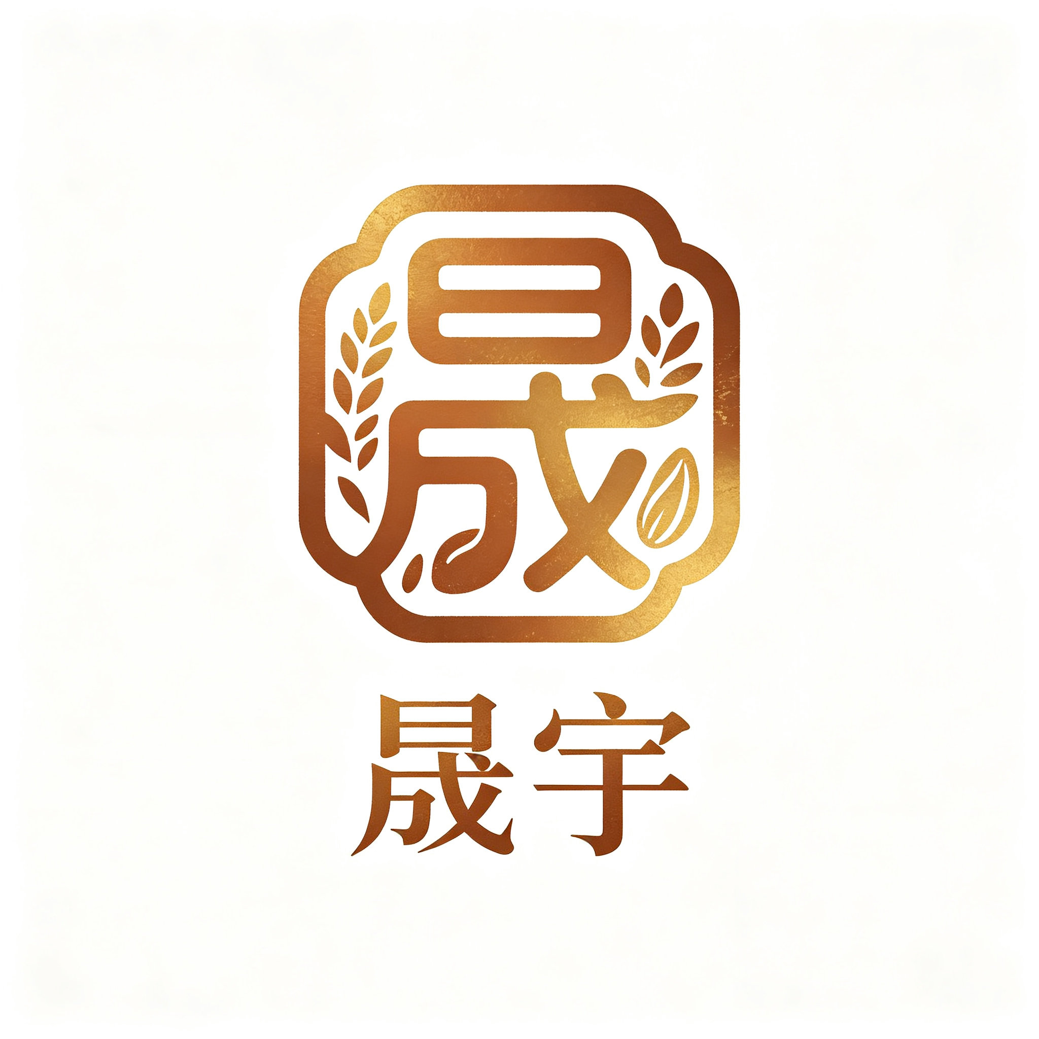 晟宇食品铺的LOGO