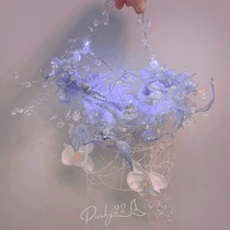 pinky22 wedding Carmel boat type hand carrying flower wedding custom ocean style hand holding flower Bride wedding props