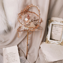 Little red book with Harry Potter gold crystal luxury high-end wedding custom scepter hand bouquet bride married