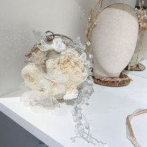 pinky22 wedding custom bouquet Bride wedding hand carrying flower Korean Everlasting Flower hand holding flower