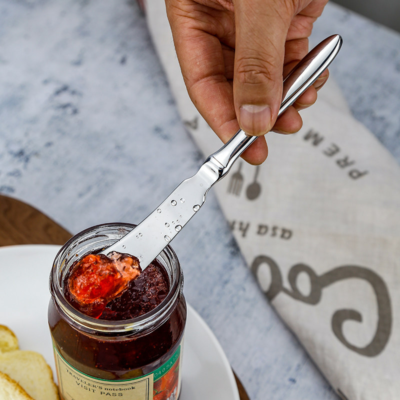 Thickened Stainless Steel Bull Oil Knife Cream Machete Cream Knife Jam Knife Bread Cheese Bread Cheese Smear Knife West Cutlery