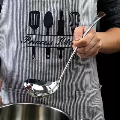 One-piece 18 10 stainless steel spoon thickened 304 stainless steel Korean household soup spoon scoop spoon
