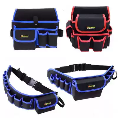 Electrical running bag small multifunctional portable sticker wallpaper tools running bag men Oxford cloth repair hanging bag woodworking nail bag