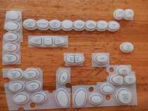 Hitachi EUB-5500 EUB-6500 7500 8500 Key Keys Failure Silicone Press Key Membrane Keyboard Membrane