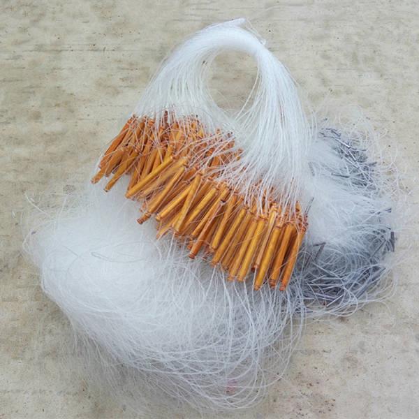 Fishing net 150 meters submerged net pull net wooden fishing net subnet three-layer crucian carp net hanging fish net hanging floating wire mesh sticky net