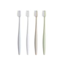  Japanese simple solid color filament soft hair adult toothbrush Household soft tooth protection gingival protection manual travel portable toothbrush