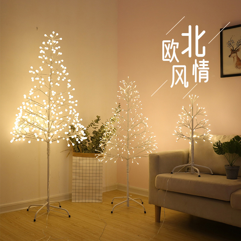 Led Glowing Tree Firefly Lights Room Forest-Style Decoration Nordic Arrangement Birch Tree Christmas Tree Lights Floor-Standing 1.8m Led Glowing Tree Firefly Lights Room Forest-Style Decoration Nordic Arrangement Birch Tree Christmas Tree Lights Floor-Standing 1.8m