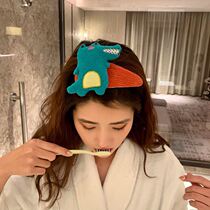 Sweet And Cute Dinosaur Korea Nets Red Wash Face Hair Clip Top Clip Liu Haifa Cabbclip Girl Side Clip Clip Head Accessories