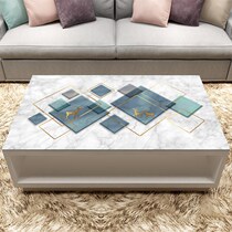 Tea table cushion rectangular table cushion table cloth plastic table cloth waterproof and oil-free anti-burn and soft pvc glass cushion