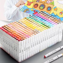 12 color 24 color double head color oily debit pen hook line pen logistics Fine Arts Head of the pen Snir Mark pen