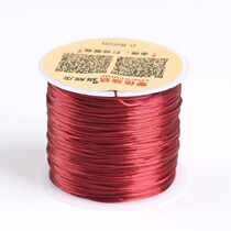 Ultra fine small pine tightness with 0 5mm fine rubber band colored elastic rope extremely fine high elastic wire sewing machine bottom line diy