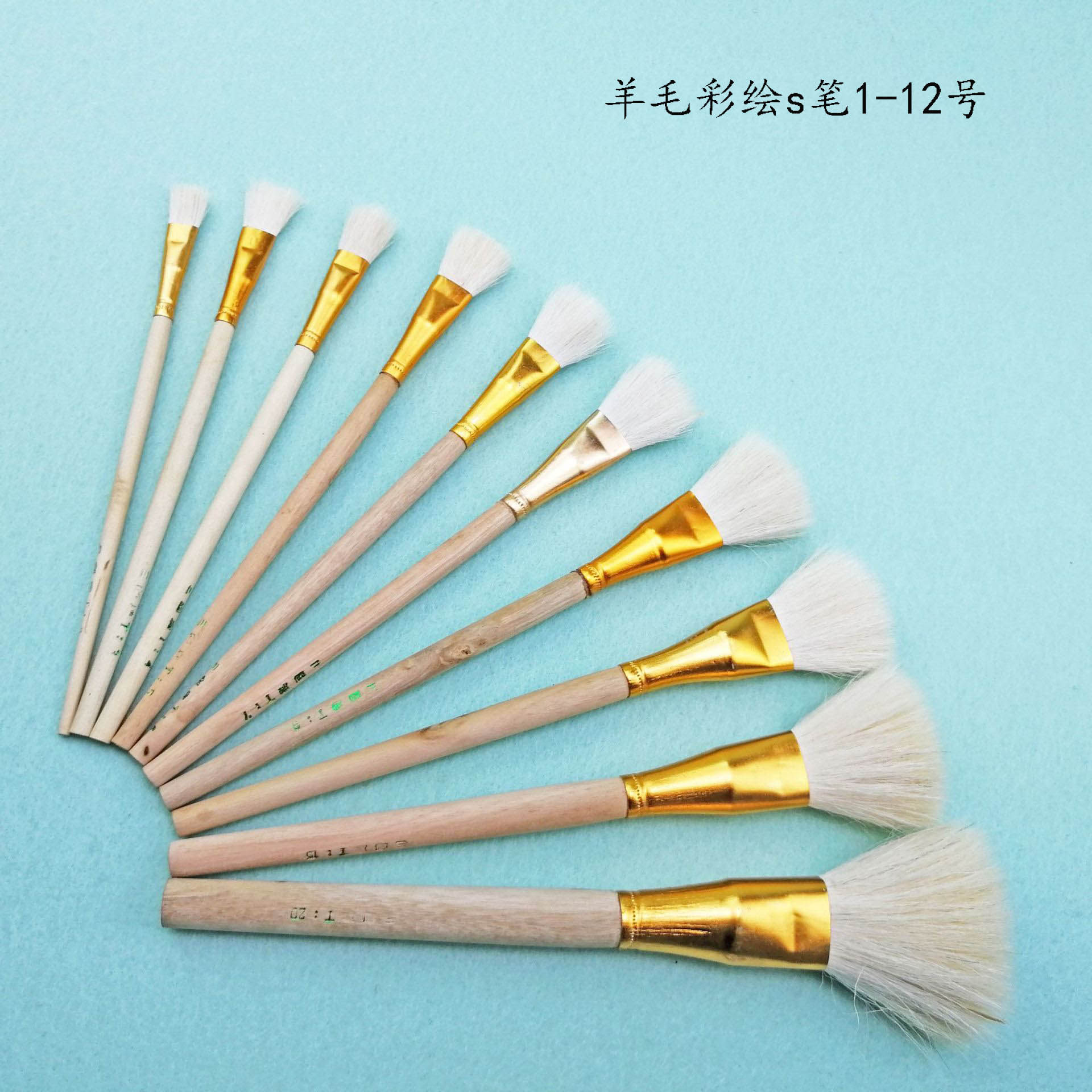 Painted wool s pen soft hair ceramic craft watercolor oil brush watercolor watercolor brush paint industry soft brush