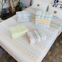 Six-layer thickened soft mat gauze sheet baby sweat-absorbent baby bed cover breathable soft and skin-friendly Category A machine washable