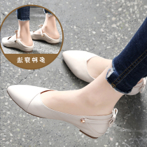 Soft sole shoes women Summer flat bottom 2021 new summer thin womens shoes soft leather shoes spring and autumn