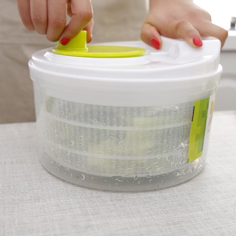 Dry - water - shattered vegetables dry dehydration device household salad wash basket kitchen fruit thrown water basket