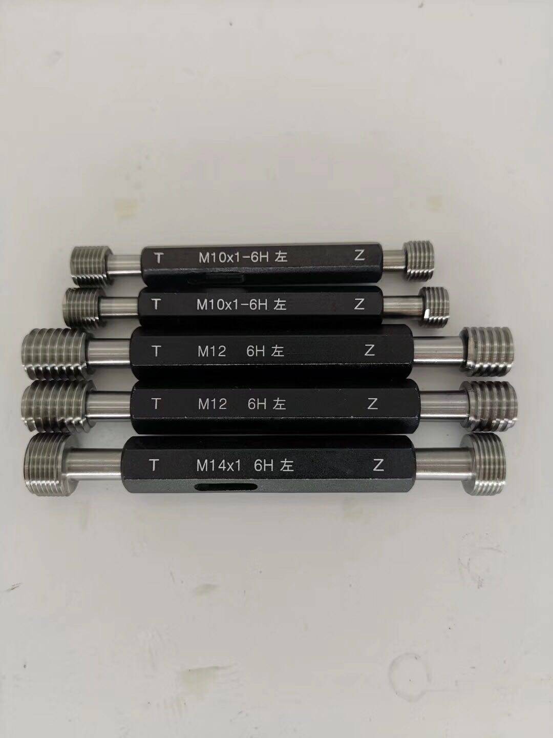 Left tooth plug gauge 6H pass stop gauge reverse tooth thread plug gauge left tooth gauge ha quantity M3 M4 M5 M8 M10 M12