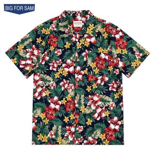 BIG FOR SAM Ретро рубашка для влюбленных, в американском стиле