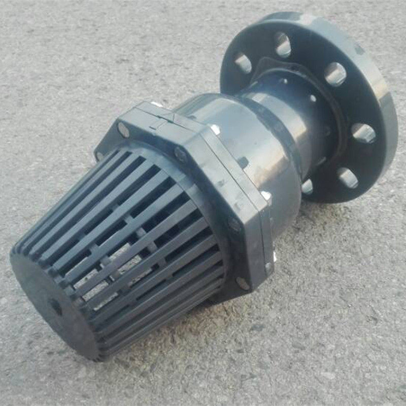GB Haoshan UPVC flange flap bottom valve Rocking plate type bottom valve Suction valve Water pump valve Filter valve