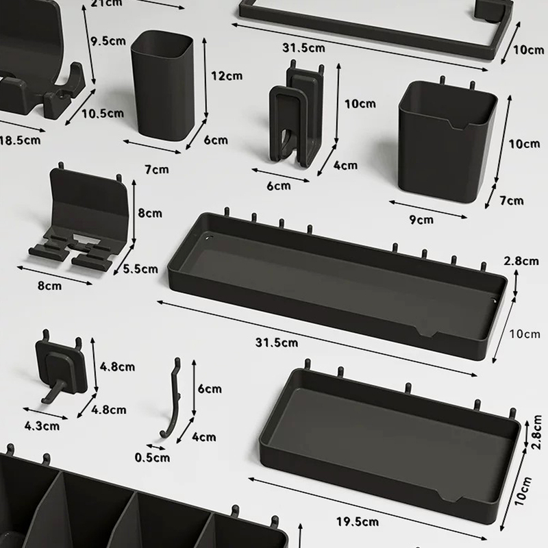 Round Hole Perforated Board Accessories Universal 16mm Hole Spacing Hook Storage Box Metal Plate Storage Rack Basket Square Box Phone Holder Round Hole Perforated Board Accessories Universal 16mm Hole Spacing Hook Storage Box Metal Plate Storage Rack Basket Square Box Phone Holder