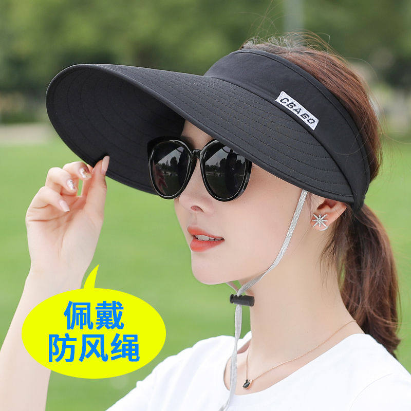 Sunhat women Summer cover sunscreen Folding Bicycling Hats Fashion Great peak Anti UV Overhead Sun Hat