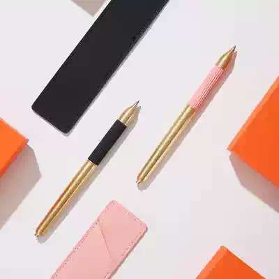 Simple signature pen business office Brass pen gel pen for men and women business custom high-end gifts