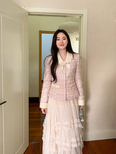 GERTCOREL2025 neue Winter-Gänsedaunenjacke im französischen High-End-Sinn-Socialite-Tochter-Xiaoxiang-Stil