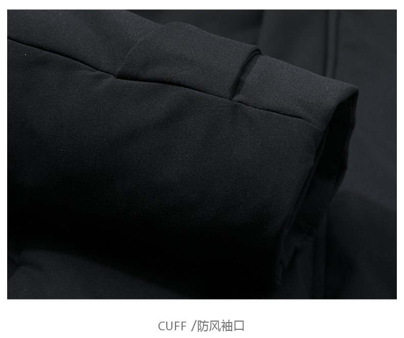 出口量国内第一 罗蒙 男士中长款 加厚保暖棉服 图11