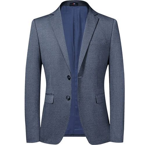 Осенний костюм для отдыха, мужская куртка, трендовый пиджак классического кроя, в корейском стиле, облегающий крой