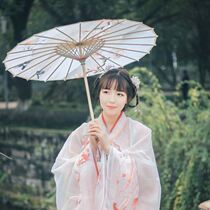 Take a good-looking umbrella suitable for photography Long handle Chinese style Japanese ancient style Japanese barometer and rain dual-use classical high face value