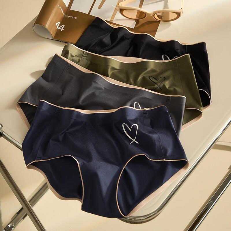 Women's Underwear 2026 New Summer Sexy High-End Feel Girls' 7A Grade Antibacterial Pure Cotton Crotch Seamless Mid-Waist Shorts