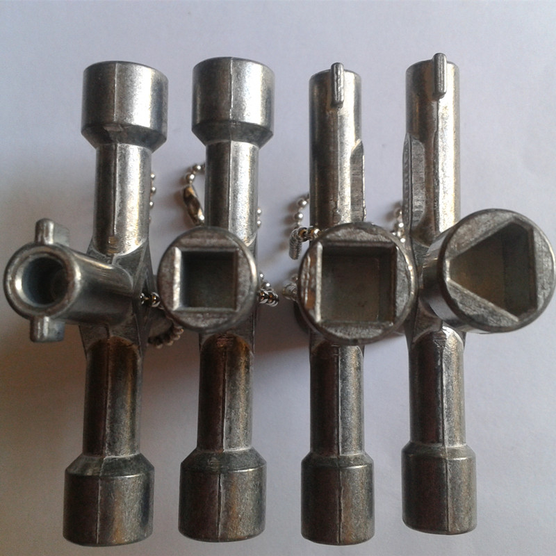 Electrical Control Cabinet Elevator Key Train Metro Key Water Water Meter Tap Cross Key