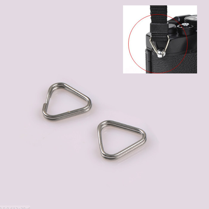Applicable Canon Nicom Sony Camera Shoulder Strap Switching Ring Metal Triangle Conversion Fastener Cuddling Bag Hanger Universal