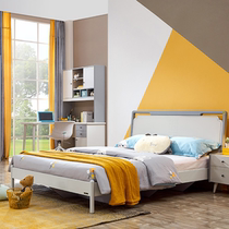 Quanyou Home Store Same Style Sunday 860305 1 5 1 2 Meter Childrens Bed Three Door Wardrobe Desk